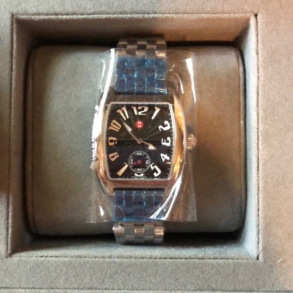Michele Accessories - Michele Urban Mini Stainless Steel Bracelet Watch Michele Accessories - Michele Urban Mini Stainless Steel Bracelet Watch